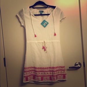Letarte Embroidered Shift Dress